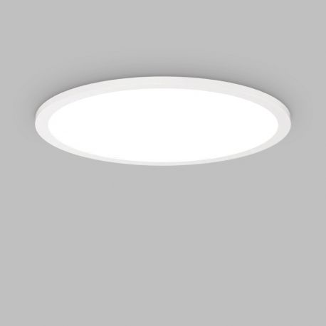 Plafoniere - Plafoniera LED moderna Fly slim pl d45 4000k alba