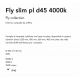 Plafoniere - Plafoniera LED moderna Fly slim pl d45 4000k alba