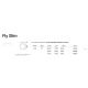 Plafoniere - Plafoniera LED moderna Fly slim pl d60 3000k alba