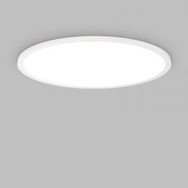 Plafoniere - Plafoniera LED moderna Fly slim pl d60 4000k alba
