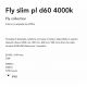 Plafoniere - Plafoniera LED moderna Fly slim pl d60 4000k alba
