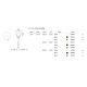 Veioze - Veioza LED stil minimalist Oz tl on-off 2700k alba