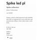 Plafoniere cu spoturi, Spoturi aplicate - Plafoniera, Spot aplicat tavan SPIKE LED PL1 alama