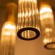 Pendule, Lustre suspendate - Lustra cu 3 pendule design modern ARIA alama periata