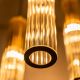 Pendule, Lustre suspendate - Lustra cu 3 pendule design modern ARIA alama periata