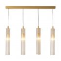 Lustra cu 4 pendule design modern ARIA alama periata