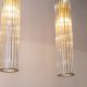 Pendule, Lustre suspendate - Lustra cu 4 pendule design modern ARIA alama periata