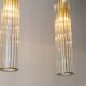 Pendule, Lustre suspendate - Lustra cu 4 pendule design modern ARIA alama periata
