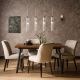 Pendule, Lustre suspendate - Lustra cu 4 pendule design modern ARIA alama periata