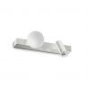Aplica LED stil minimalist Ping pong ap alba