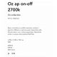 Aplice, corpuri de iluminat pentru pereti - Aplica LED design circular Oz ap on-off 2700k alba