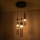 Pendule, Lustre suspendate - Lustra cu 3 pendule design modern ARIA titan periat