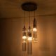 Pendule, Lustre suspendate - Lustra cu 3 pendule design modern ARIA titan periat