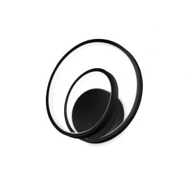 Aplice, corpuri de iluminat pentru pereti - Aplica LED design circular Oz ap on-off 4000k negru