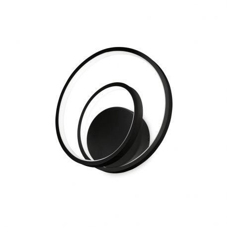 Aplice, corpuri de iluminat pentru pereti - Aplica LED design circular Oz ap on-off 4000k negru