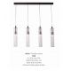 Pendule, Lustre suspendate - Lustra cu 4 pendule design modern ARIA titan periat