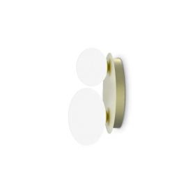 Aplice, corpuri de iluminat pentru pereti - Aplica de perete design modern Ninfea ap2 alama