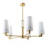 Candelabru elegant cu 5 brate VINCENZA alama periata