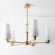 Candelabre, Lustre - Candelabru elegant cu 5 brate VINCENZA alama periata