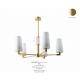 Candelabre, Lustre - Candelabru elegant cu 5 brate VINCENZA alama periata