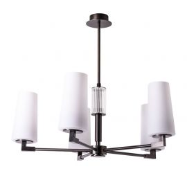 Candelabre, Lustre - Candelabru elegant cu 5 brate VINCENZA titan periat