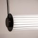 Iluminat inteligent - Lustra LED smart cu telecomanda COMO titan periat
