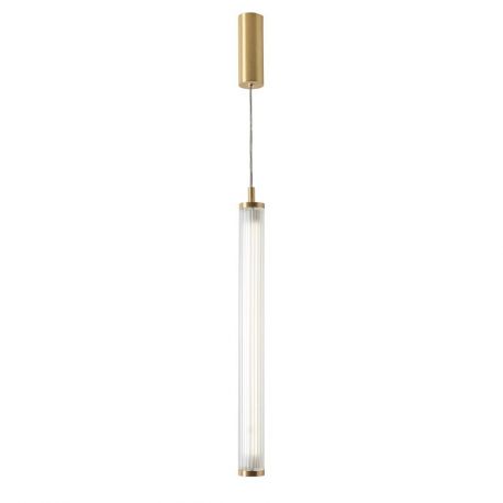 Iluminat inteligent - Lustra LED smart cu telecomanda COMO alama periata
