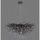 Candelabre, Lustre - Lustra suspendata design magnific ICICLE negru, 50x100cm