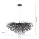 Candelabre, Lustre - Lustra suspendata design magnific ICICLE negru, 50x100cm