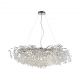 Lustra suspendata design magnific RICICLE crom, 50x120cm