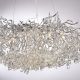 Candelabre, Lustre - Lustra suspendata design magnific RICICLE crom, 50x120cm