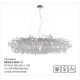 Candelabre, Lustre - Lustra suspendata design magnific RICICLE crom, 70x150cm