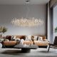 Candelabre, Lustre - Lustra suspendata design magnific RICICLE crom, 70x150cm