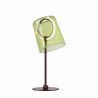 Veioza moderna LED 2700K, sticla, verde, Zula