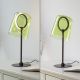 Veioze - Veioza moderna LED 2700K, sticla, verde, Zula