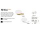 Veioze - Veioza, Lampa de masa design modern, Ninfea ap2, alb