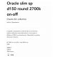 Pendule, Lustre suspendate - Lustra LED XXL suspendata Oracle slim sp d150 round 2700k on-off alba