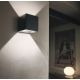 Aplice - Aplica LED pentru Iluminat Exterior Rubik ap 4000K, Protectie IP54, Gri