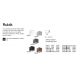 Aplice - Aplica LED pentru Iluminat Exterior Rubik ap 4000K, Protectie IP54, Gri