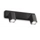Aplice cu Spot - Aplica cu 2 Spoturi directionabile Rudy ap2 square, negru