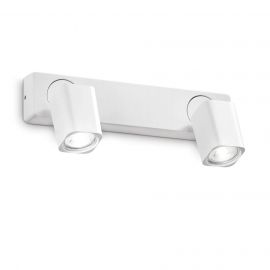 Aplica cu 2 Spoturi directionabile Rudy ap2 square, alba