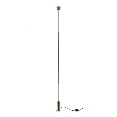 Lampadare - Lampa LED suspendata, tip lampadar, 2700K, alama, Filo pt