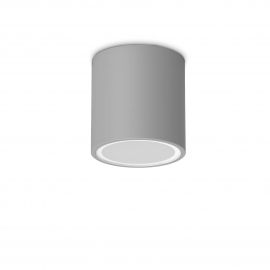 Plafoniere - Mini Plafoniera Exterior Techo pl1 round d09, Protectie IP54, Gri