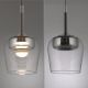 Pendule, Lustre suspendate - Pendul LED Smart cu Telecomanda, CCT, Sticla, Argintiu, Q-KON
