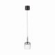 Pendule, Lustre suspendate - Pendul LED Smart cu Telecomanda, CCT, Sticla, Argintiu, Q-KON