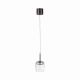 Pendule, Lustre suspendate - Pendul LED Smart cu Telecomanda, CCT, Sticla, Argintiu, Q-KON