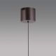 Pendule, Lustre suspendate - Pendul LED Smart cu Telecomanda, CCT, Sticla, Argintiu, Q-KON