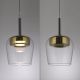 Pendule, Lustre suspendate - Pendul LED Smart cu Telecomanda, CCT, Sticla, Auriu, Q-KON