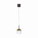 Pendule, Lustre suspendate - Pendul LED Smart cu Telecomanda, CCT, Sticla, Auriu, Q-KON