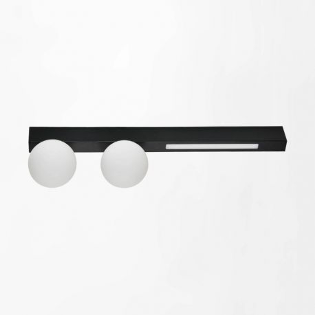 Aplice, corpuri de iluminat pentru pereti - Aplica LED Moderna, 4000K, 2xG9, Negru, LUND